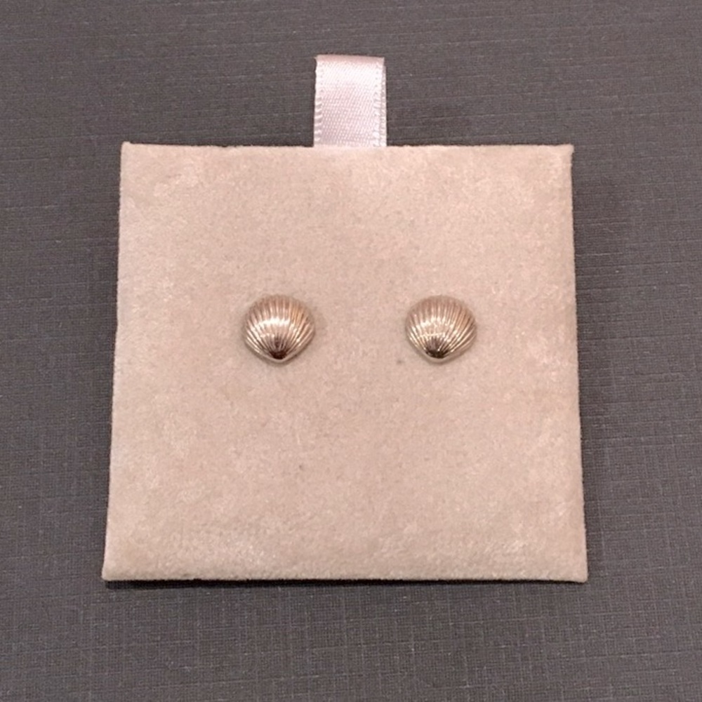 Sterling Silver Sea Shell Earrings 🐚